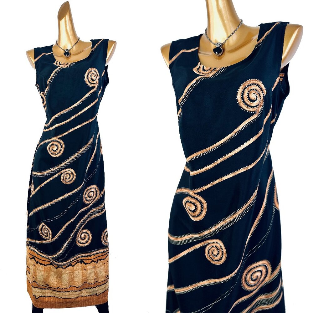 Vintage 90s grunge dress boho midi sundress